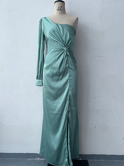 ANNABEL | Luxe One-Shoulder Jurk