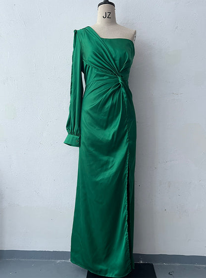 ANNABEL | Luxe One-Shoulder Jurk