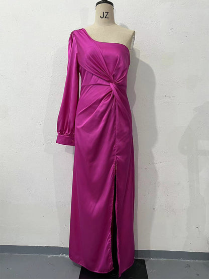 ANNABEL | Luxe One-Shoulder Jurk
